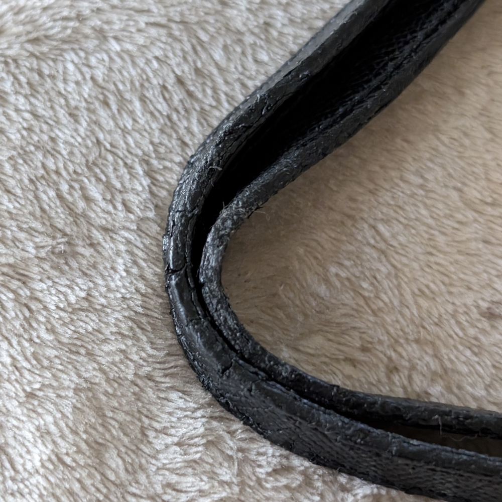 Coach City Zip Tote Black Leather Bag - Picture 10 of 15